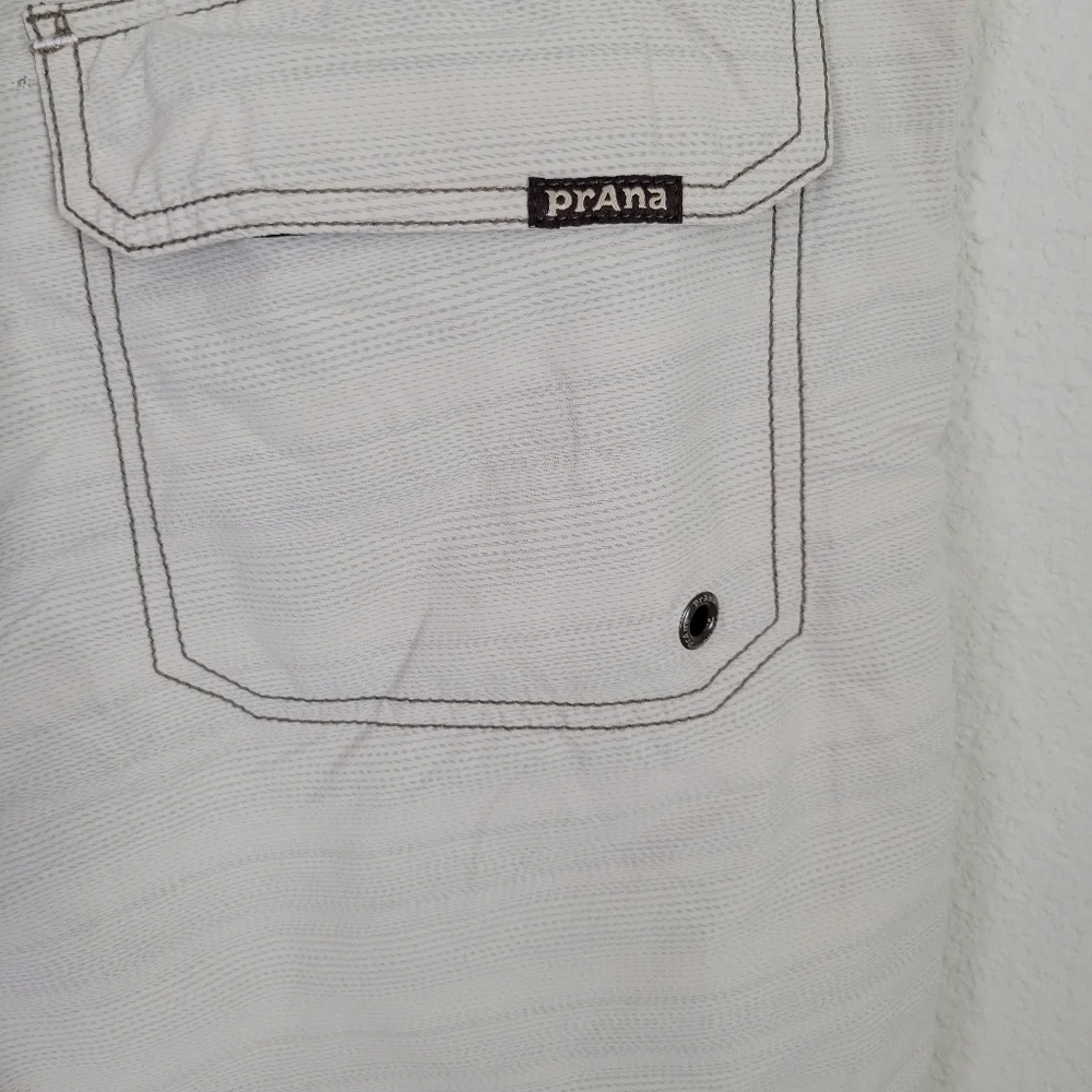 Prana mens swim trunks; new without tags attached tan size 38